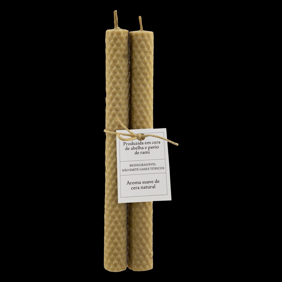 Velas de cera de abelha